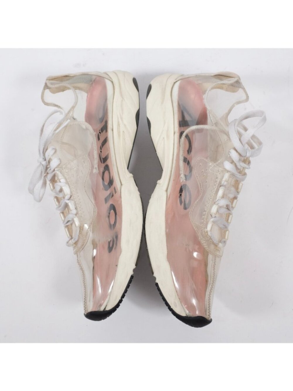Acne Studios N3W Transparent running shoes sneakers 41-43 US 11 clear plastic - Picture 5 of 10